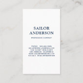 Ocean Ombre Beach Waves Visitenkarte (Rückseite)