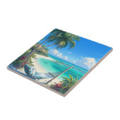 Ocean Paradise - Tropical Beach Oase Fliese (Seite)