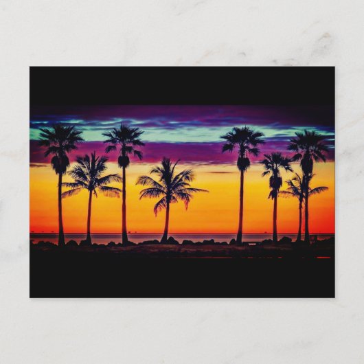 Ocean Paradise Wall Postkarte (Vorderseite)