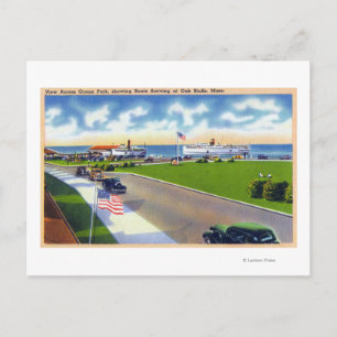 Ocean Park View of Boats Ankunft am Hafen Postkarte
