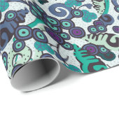 Ocean Passion Linen Wrap Geschenkpapier (Rolleneckpunkt)
