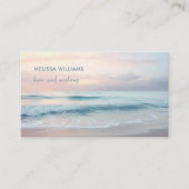 Ocean Pastel Colors Visitenkarte (Vorderseite)