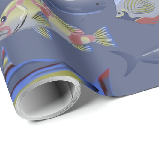 Ocean Pattern Geschenkpapier (Rolleneckpunkt)