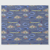 Ocean Pattern Geschenkpapier (Flach)