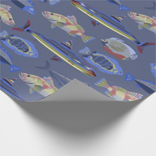 Ocean Pattern Geschenkpapier (Ecke)