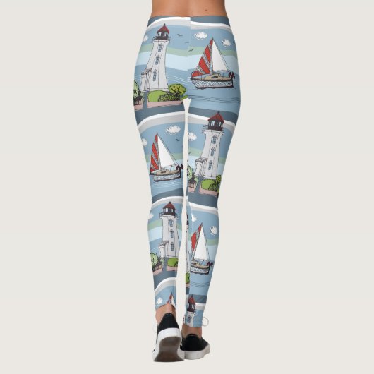 Ocean Pattern Leggings (Rückseite)