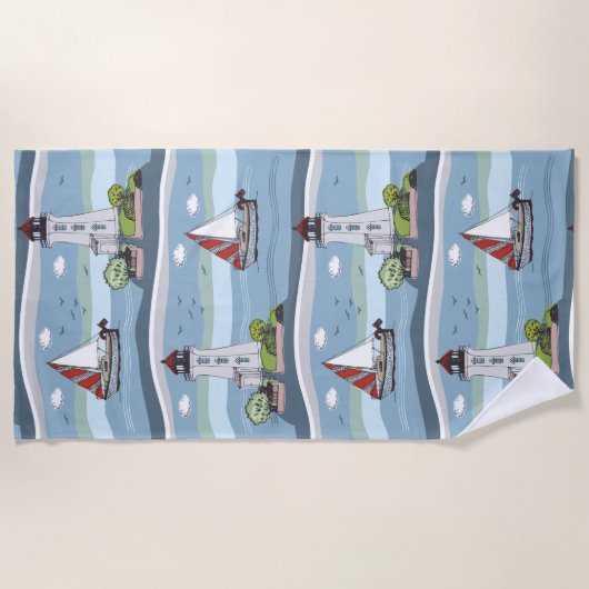 Ocean Pattern Strandtuch (Vorderseite)