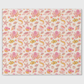 Ocean Pearl Sea Creatures Birthday Baby Shooter Geschenkpapier (Flach)