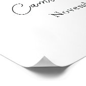 Ocean Pearl Under Sea Baby Dusche Empfang Poster (Ecke)