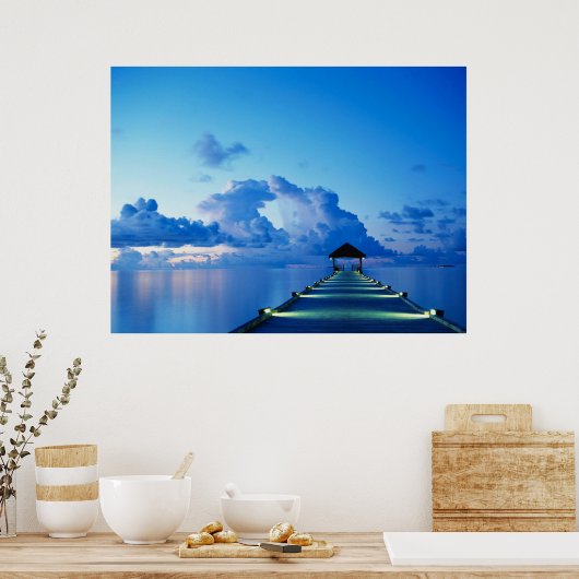 Ocean Peer Dock Poster (Küche)