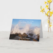 Ocean Personalisiert 12. Hochzeitskarte Karte (Gelbe Blume)