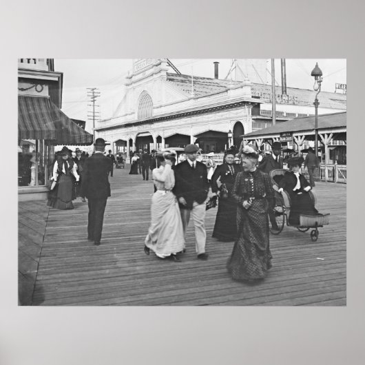 Ocean Pier in Atlantic City 1902 Poster (Vorne)