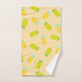 Ocean Pineapples Pattern  Handtuch