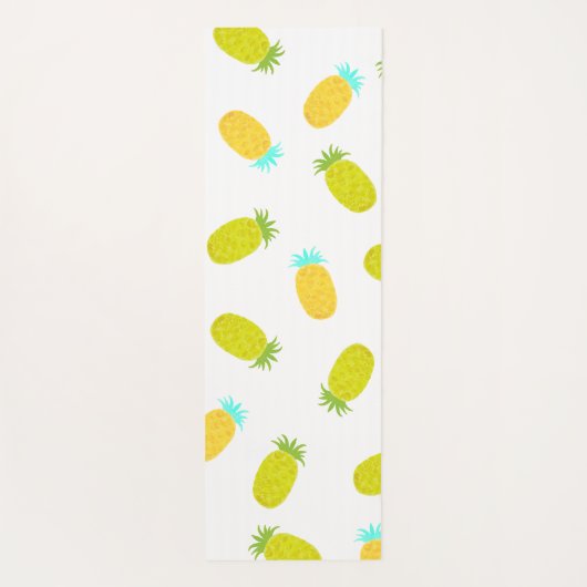 Ocean Pineapples Pattern  Yogamatte (Rückseite)