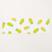Ocean Pineapples Pattern Yogamatte (Vorderseite (Horizontal))