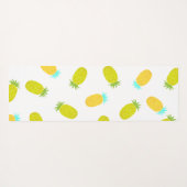 Ocean Pineapples Pattern Yogamatte (Rückseite (Horizontal))