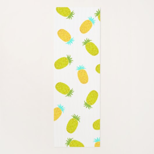 Ocean Pineapples Pattern Yogamatte (Rückseite)