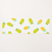 Ocean Pineapples Pattern  Yogamatte (Vorderseite (Horizontal))