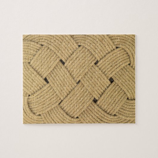 Ocean Plait Nautic Rope Mat Puzzle (Horizontal)