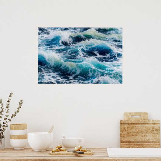Ocean Pulse Poster (Küche)