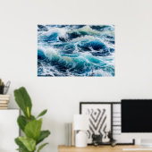 Ocean Pulse Poster (Heimbüro)
