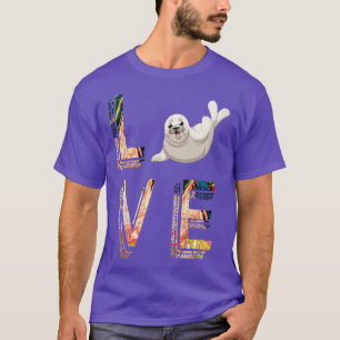 Ocean Puppy Animal Valentinstag Gift Sea Lion T-Shirt
