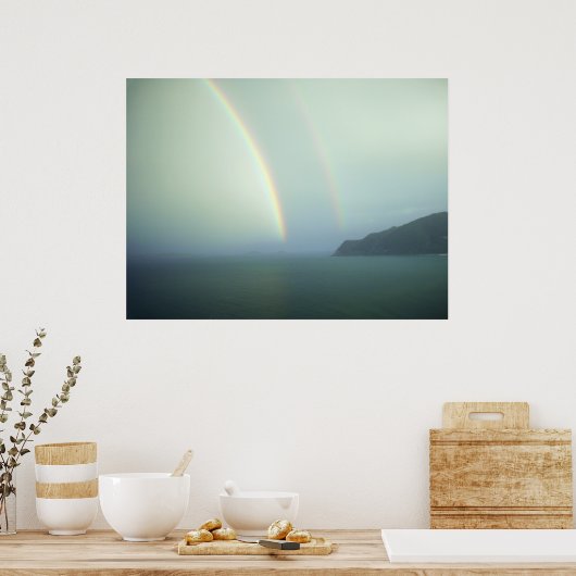 Ocean Rainbow Artwork Poster und Prints (Küche)