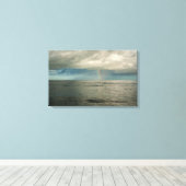 Ocean Rainbow – Sea and Sky Canvas Art Leinwanddruck (Insitu (Holzboden))