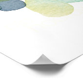 Ocean Reflects Watercolor Artist Painting Print Poster (Ecke)