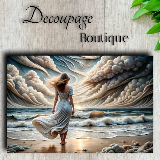 Ocean Reverie Decoupage Seidenpapier