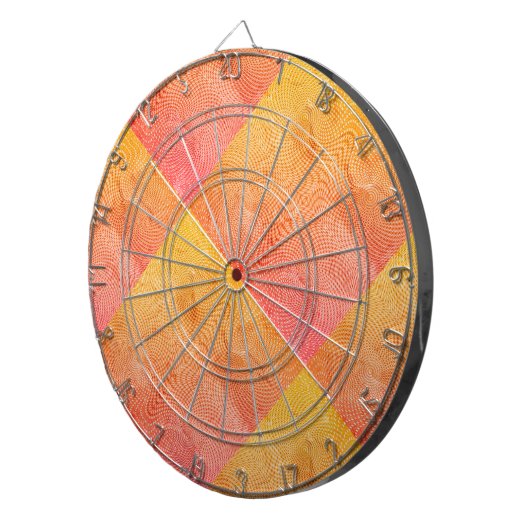 Ocean Rhythms Warm Dartscheibe (Vorderseite rechts)