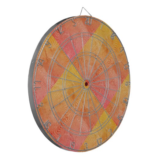 Ocean Rhythms Warm Dartscheibe (Vorderseite Links)