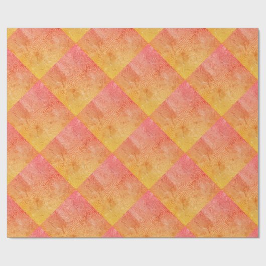 Ocean Rhythms Warm  Geschenkpapier (Flach)