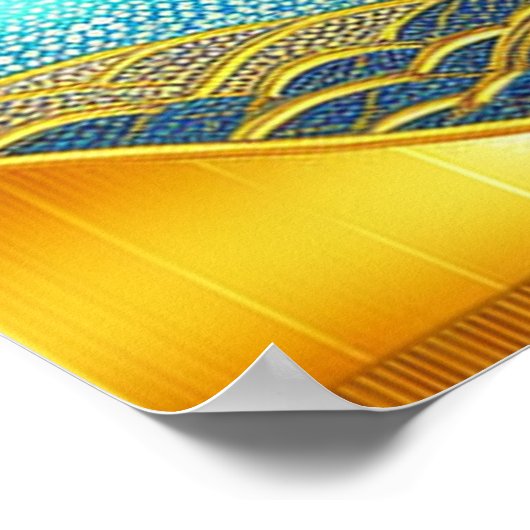 Ocean Ribbon Poster (Ecke)