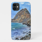 Ocean Rock Mountain Art Beach Phone Case (Rückseite)