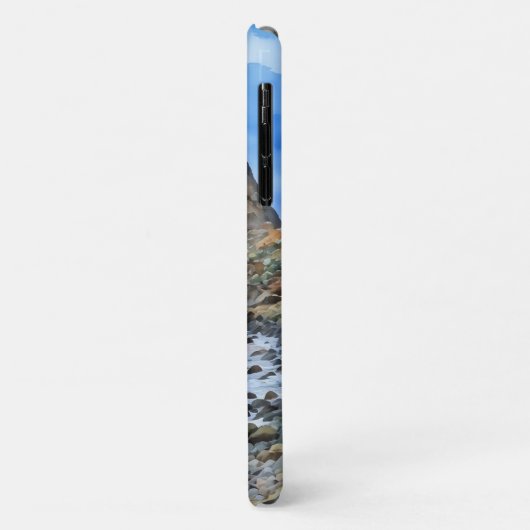 Ocean Rock Mountain Art Beach Phone Case (Hinten/Links)