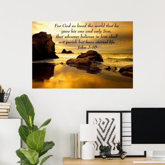 Ocean Rock Poster (Heimbüro)