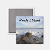 Ocean Rocks 1, Rhode Island Magnet (Vorderseite/Rückseite)
