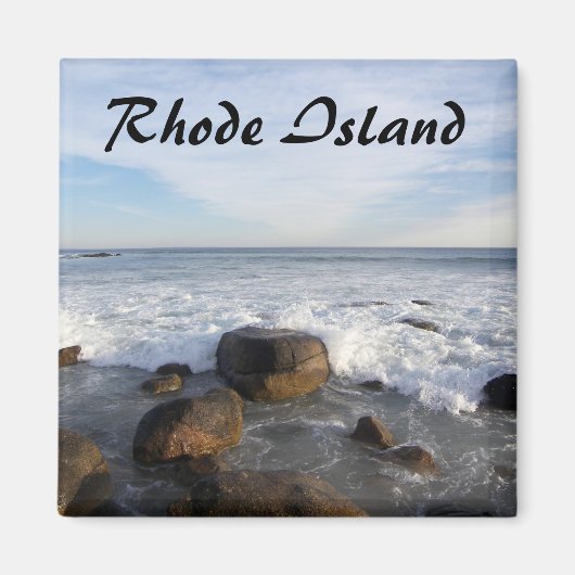 Ocean Rocks 1, Rhode Island Magnet (Vorne)