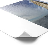 Ocean Rocks Clouds Mexiko Fotografie Panorama Poster (Ecke)