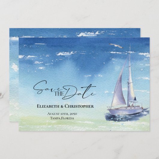 Ocean Sail Yacht Club Save The Date (Vorne/Hinten)