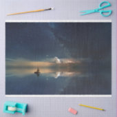 Ocean Sailboat Galaxy Stars 20x30 Decoupage Seidenpapier (Basteln)