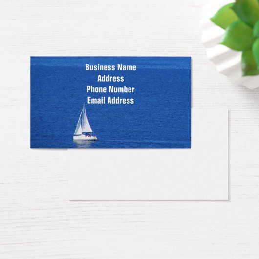 Ocean Sailing Business Card (Schreibtisch)