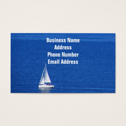 Ocean Sailing Business Card (Vorderseite)