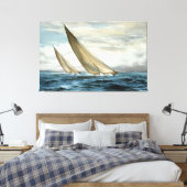 Ocean Sailing Painting Leinwanddruck (Insitu (Schlafzimmer))