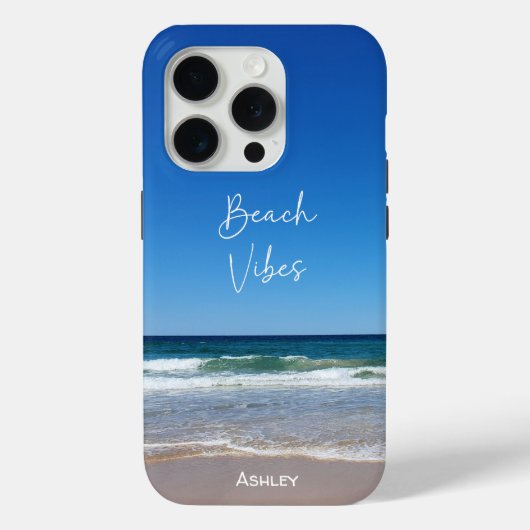 Ocean Sand Beach Personalisiert Case-Mate iPhone Hülle (Rückseite)