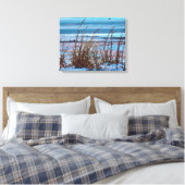 Ocean Sand Dunes Canvas Leinwanddruck (Insitu (Schlafzimmer))