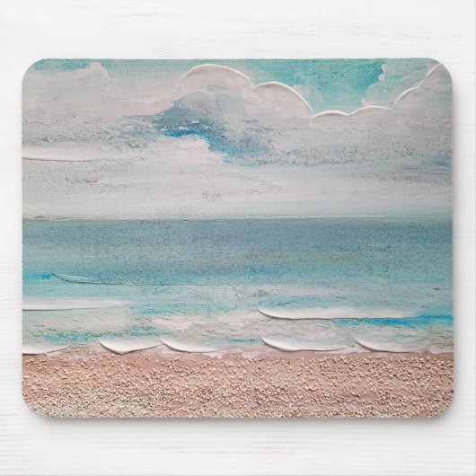 Ocean Sand Textur Mousepad (Vorne)