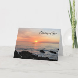 Ocean Scape Heartfelt Sympathy Card Karte