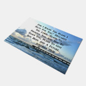 OCEAN SCENE JEREMIAH 29:10 FOTO DESIGN FUßMATTE (Schrägansicht)